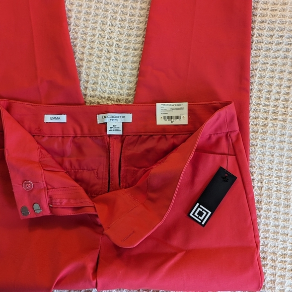 Liz Claiborne Emma Womens Mid Rise Slim Pant - Picture 6 of 7